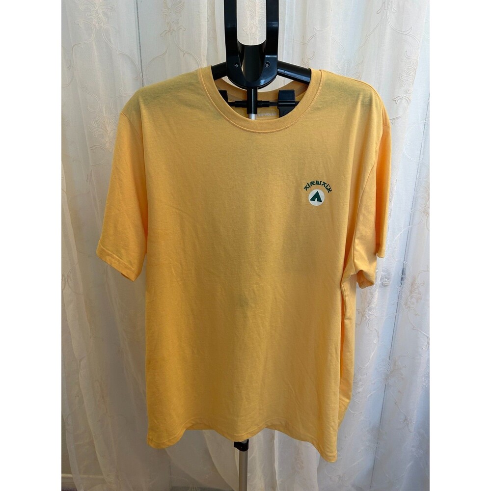 Airwalk Yellow Raijin Mask Graphic T-Shirt Size 2XL